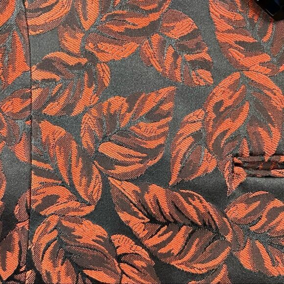 Vintage Karen Laurence Brocade Leaf Suit - Picture 2 of 9